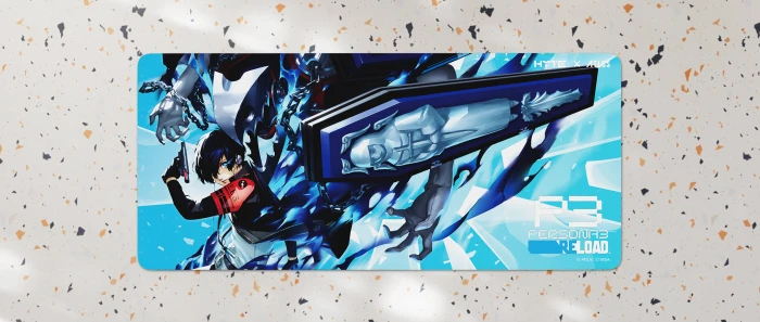 Hyte P3 Reload Protagonist 3 Gaming Mauspad, 900x400mm, Motiv blau/weiß/schwarz/rot