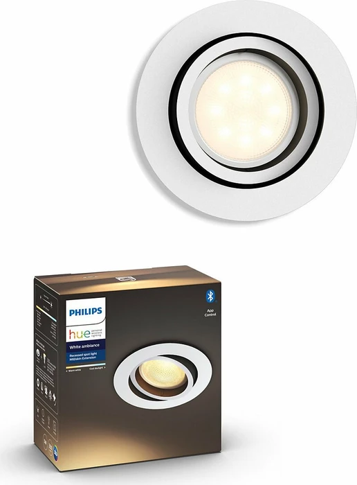 Philips Hue White Ambiance Milliskin Einbauleuchte Erweiterung rund weiß