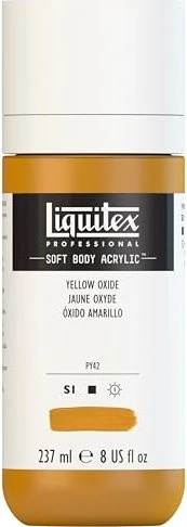 Liquitex Professional Soft Body Acrylic yellow oxide, 237ml