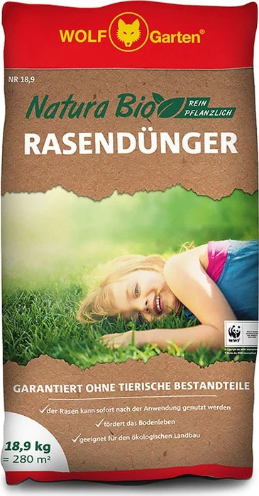 Wolf-Garten Natura Bio NR Rasendünger, 18.9kg