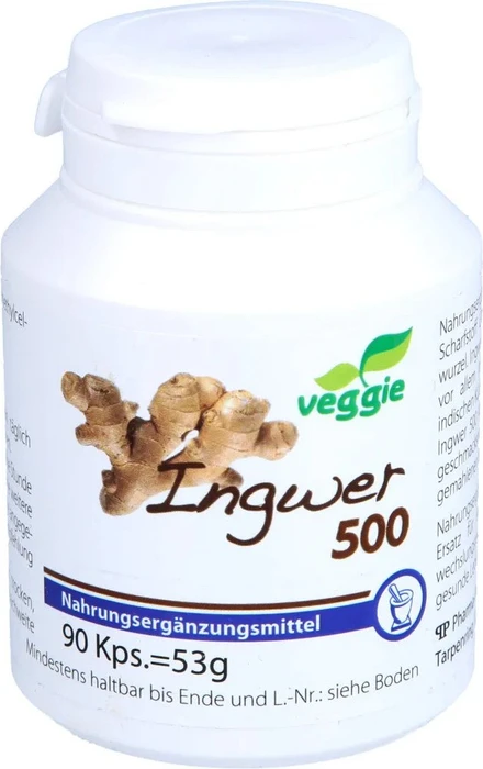 Pharma-Peter Ingwer 500 Kapseln, 90 Stück