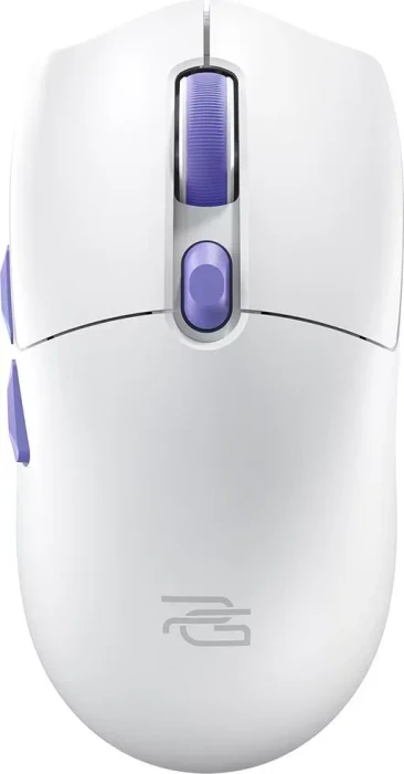 Proove Rate Special Edition Wireless Gaming Mouse, weiß/violett, USB/Bluetooth