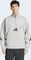 adidas Z.N.E. Quarter-Zip Sweatshirt medium grey heather (Herren) Vorschaubild