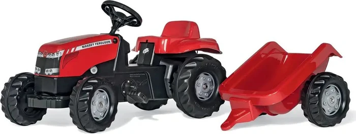 rolly toys rollyKid Massey Ferguson Trettraktor mit Anhänger rot