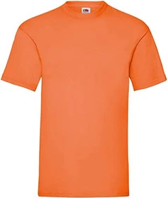 Fruit Of The Loom Valueweight T-Shirt kurzarm orange