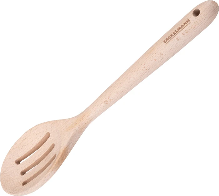 Fackelmann Pamela Reif Abseihlöffel aus Buchenholz 28cm
