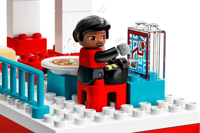 LEGO DUPLO - Feuerwehrwache mit Hubschrauber
