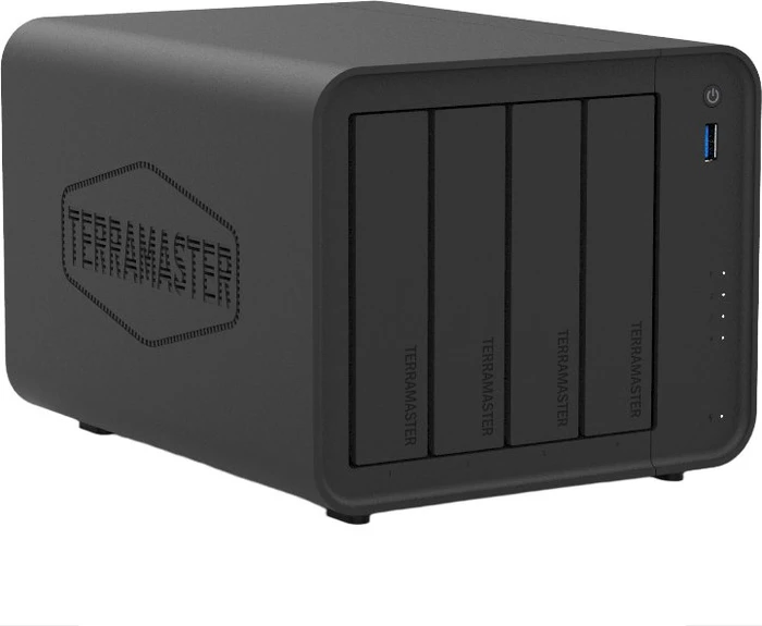 TerraMaster F4-425, Intel Celeron N5095, 4GB RAM, 1x RJ-45 2.5GBase-T, 2x USB-A 3.1