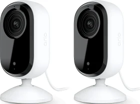 Arlo Essential 3 2K Indoor Camera weiß, 2er-Pack