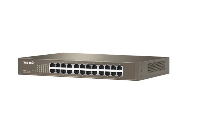 Tenda TEF1000 Desktop Switch, 24x RJ-45