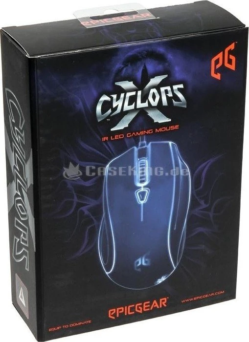GeIL EpicGear Cyclops X IR-LED Gaming Mouse weiß, USB