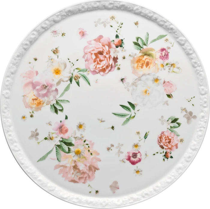 Rosenthal Maria Pink Rose Tortenplatte 31.5cm