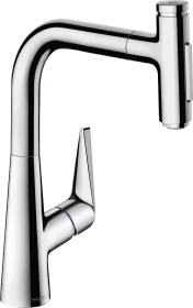 Hansgrohe Talis Select M51 220 2jet ausziehbar mit Schlauchbox chrom
