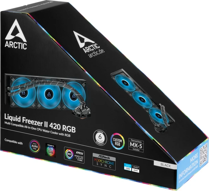 ARCTIC Liquid Freezer II 420 RGB, LED-Steuerung