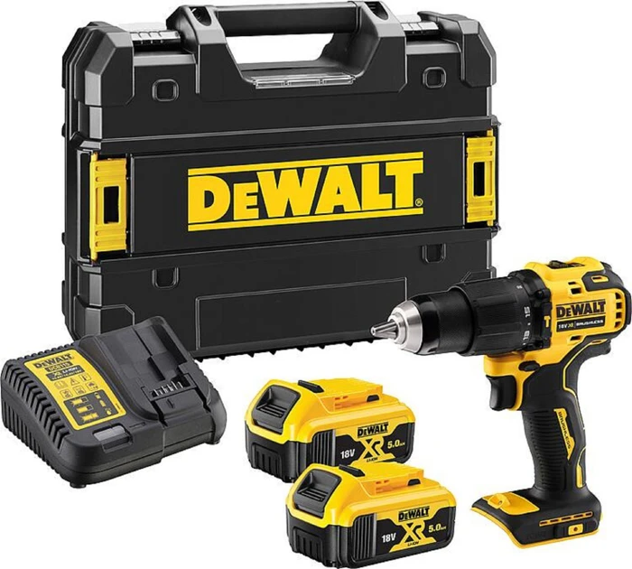 DeWalt DCD709P2T Akku-Schlagbohrschrauber inkl. Koffer + 2 Akkus 5.0Ah