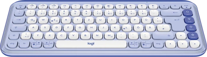 Logitech POP Icon Keys, Lilac & Off-White, Logi Bolt, USB/Bluetooth, DE