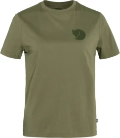 Fjällräven Fox Boxy Logo Funktionsshirt kurzarm grün (Damen)
