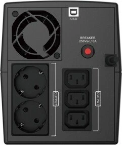 Conceptronic ZEUS03EM IEC USV, 1200VA, USV IEC, Schuko, USB