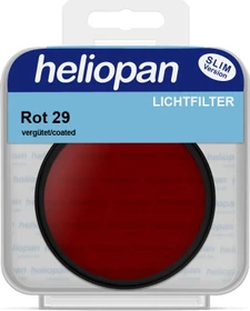 Heliopan S/W Filter rot dunkel (29) 30mm
