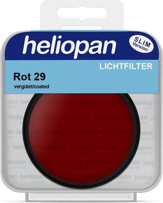 Heliopan S/W Filter rot dunkel (29) 30mm