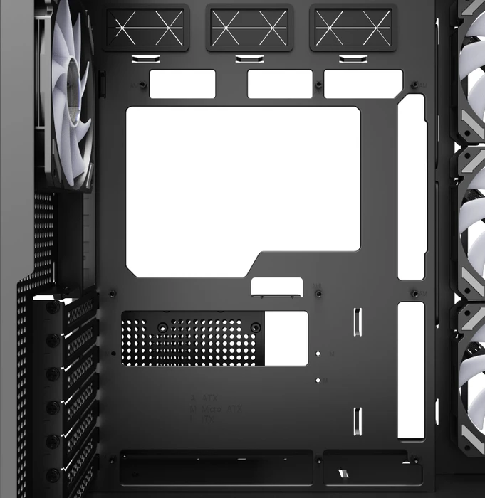 Sharkoon Steel Shark Black, Glasfenster