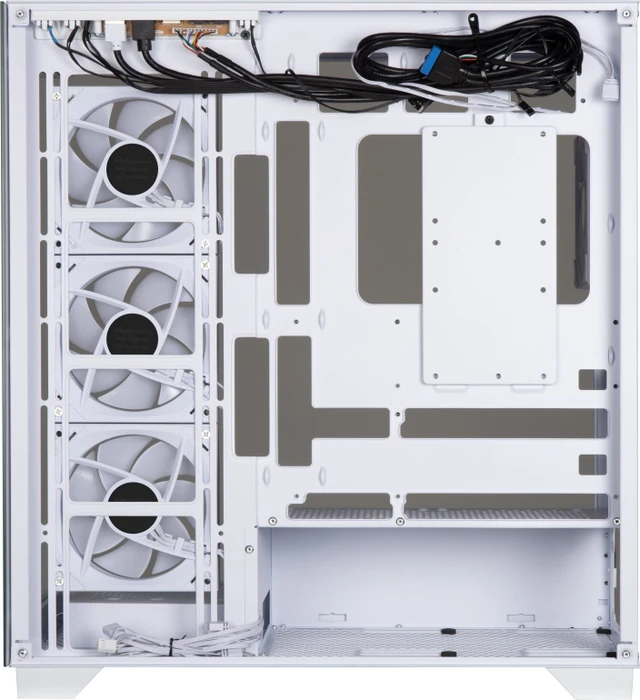 BitFenix CETO Premium White, 4A, Lüfter LED ARGB, Glasfenster