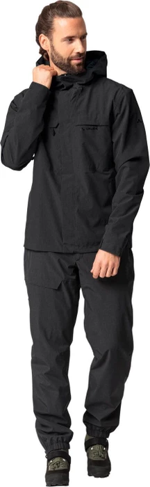 Vaude Yaras Warm Rain Fahrradjacke schwarz (Herren)