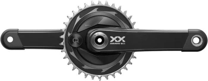 SRAM XX SL Eagle AXS Transmission PowerMeter Q-Faktor 165mm 34 Zähne Kurbelgarnitur