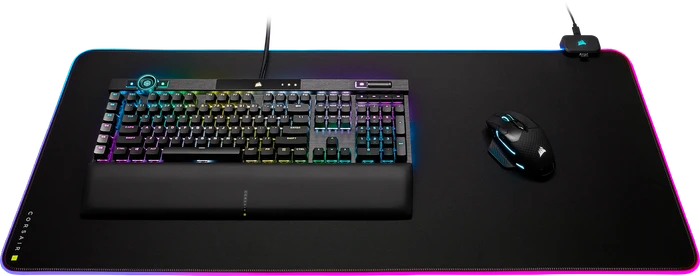 Corsair MM700 RGB Extended Mouse Pad, 930x400mm, schwarz