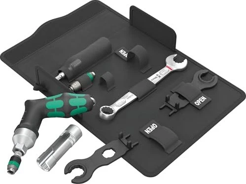 Wera 9524 Photovoltaik Montage Handwerkzeugset inkl. Tasche, 7-tlg.