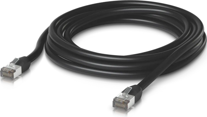 Ubiquiti UniFi Patchkabel Outdoor, Cat6, RJ-45/RJ-45, 5m, schwarz