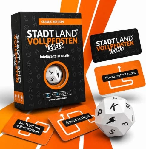 Stadt Land Vollpfosten Levels - Classic Edition - Intelligenz ist relativ