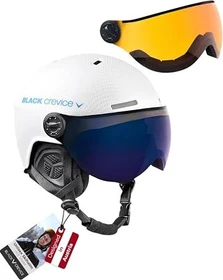 Black Crevice Arlberg Helm schwarz carbon