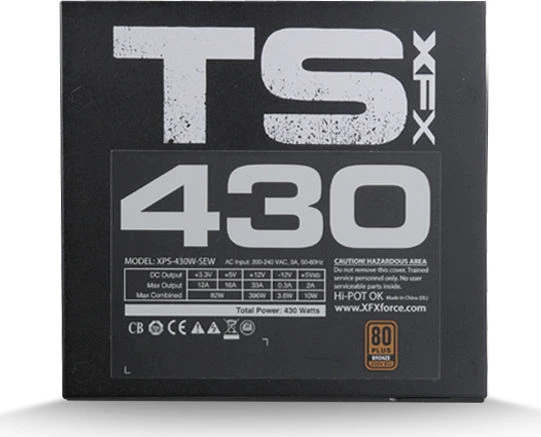 XFX TS Series 430W, ATX 2.31