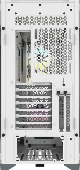 Corsair iCue 5000X RGB, weiß, Glasfenster