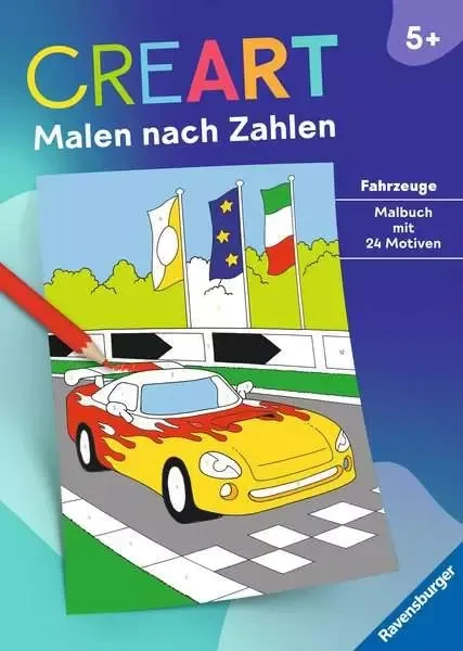 Ravensburger Malen nach Zahlen CreArt Fahrzeuge