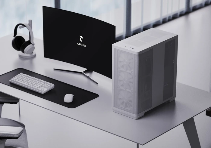 APNX Creator C1 White, weiß, Glasfenster
