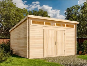 Alpholz Gartenhaus Maria-Viva28 449x427cm natur