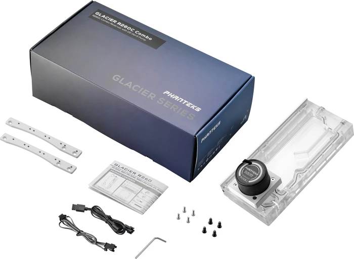 Phanteks Glacier R260 weiß, inkl. Pumpe