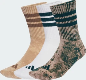 adidas Stonewash Crew Socken warm sandstone/aurora ivy/white, 3 Paare