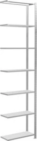 Schulte Lagertechnik Multiplus 150 Anbauregal 75x300x30cm lichtgrau