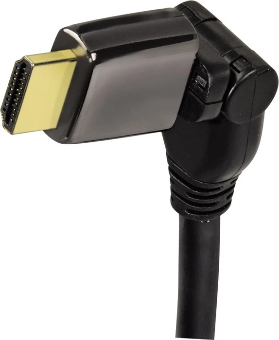 Hama High Speed mit Ethernet HDMI 1.4 Kabel und rotierbarem Stecker schwarz, 1.50m