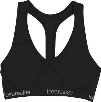 Icebreaker Sprite Racerback Sport-BH schwarz (Damen)