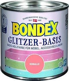 Bondex Glitzer-Basis Holzfarbe innen koralle, 500ml