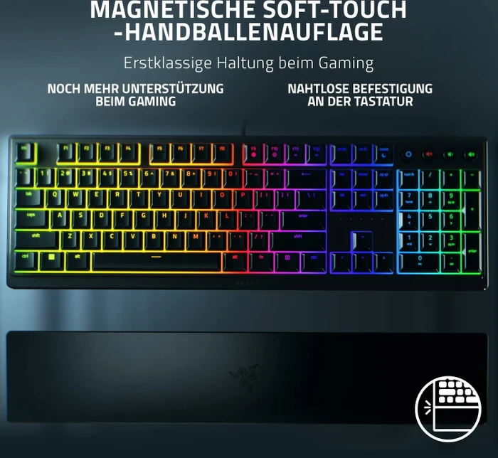 Razer Ornata V3, 10 RGB Zonen, USB, DE