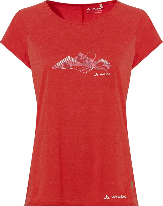 Vaude Tekoa II Funktionsshirt kurzarm lava (Damen)