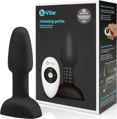 b-Vibe Rimming Plug Petite schwarz