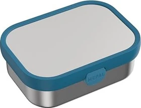 Mepal Campus Edelstahl Bento Brotdose mit Gabel cool blue