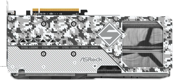 ASRock Radeon RX 7600 XT Steel Legend 16GB OC, RX7600XT SL 16GO, 16GB GDDR6, HDMI, 3x DP