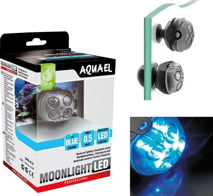 Aquael LED Moonlight, Mondlicht für Aquarien, blau, 1W